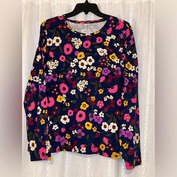 Talbots floral, long sleeve shirt. Sz XL - Picture 4 of 4